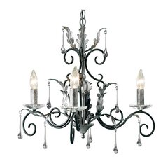 Rippvalgusti Elstead Lighting Amarilli AML3-BLK-SILVER hind ja info | Rippvalgustid | hansapost.ee