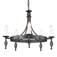 Rippvalgusti Elstead Lighting Belfry BY5-BLACK hind ja info | Rippvalgustid | hansapost.ee