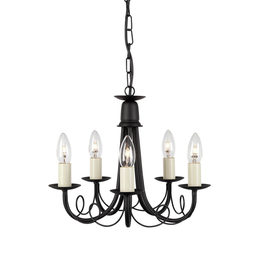 Rippvalgusti Elstead Lighting Minster MN5-BLACK цена и информация | Rippvalgustid | hansapost.ee