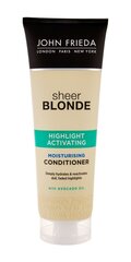 Увлажняющий кондиционер для светлых волос John Frieda Sheer Blonde Moisturising 250 мл цена и информация | Бальзамы, кондиционеры | hansapost.ee