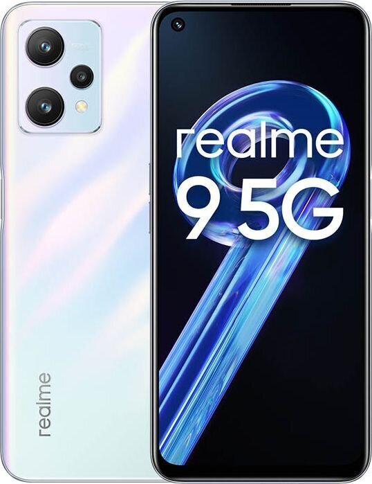 Realme 9 5G, Dual SIM, 4GB/128GB, White цена и информация | Telefonid | hansapost.ee