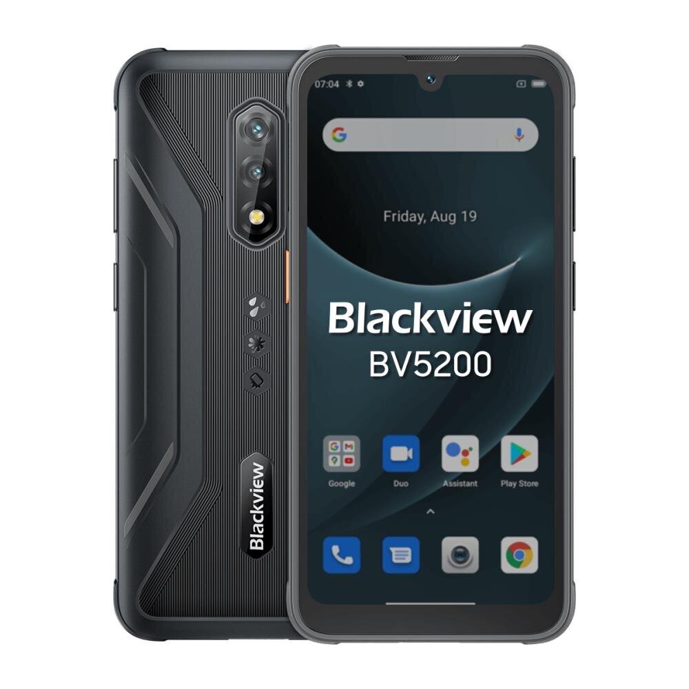 Blackview BV5200, Dual SIM, 4/32GB, Black hind ja info | Telefonid | hansapost.ee