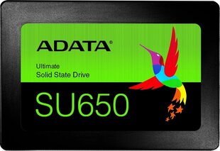 ADATA Ultimate SU650, 1TB price and information | Sisemised kõvakettad | hansapost.ee