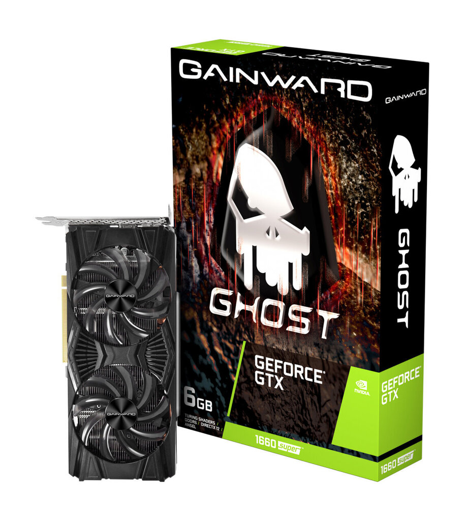 Gainward GeForce GTX 1660 SUPER Ghost OC (NE6166S018J9-1160X) цена и информация | Videokaardid | hansapost.ee