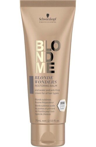 Taastav juuksepalsam Schwarzkopf Professional Blond Me Blonde Wonders 75 ml price and information | Palsamid | hansapost.ee