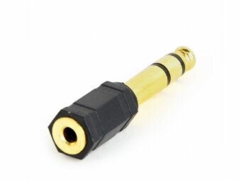 Gembird 6.3mm Male to 3.5mm Female цена и информация | USB adapterid ja jagajad | hansapost.ee