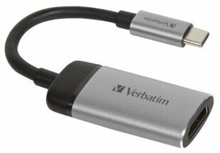 Verbatim USB Type-C Male - HDMI Male 10cм 4K цена и информация | Адаптеры, USB-разветвители | hansapost.ee