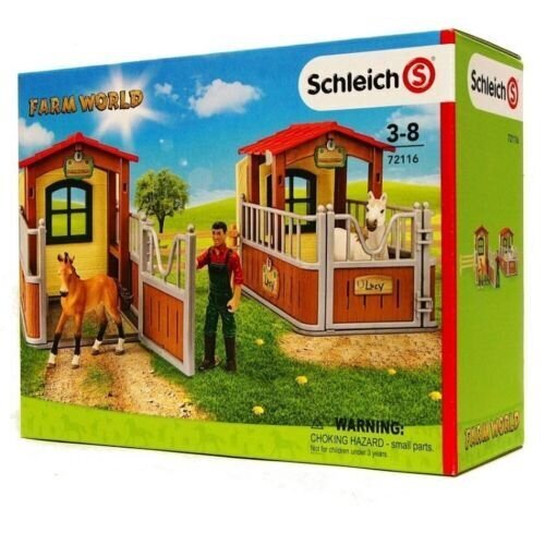 Schleich - Farm World Visit In The Open Stall hind ja info | Beebide mänguasjad | hansapost.ee