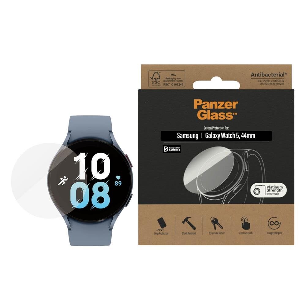 PanzerGlass tempered glass for Samsung Galaxy Watch 5 (44mm) hind ja info | Nutikellade aksessuaarid ja tarvikud | hansapost.ee