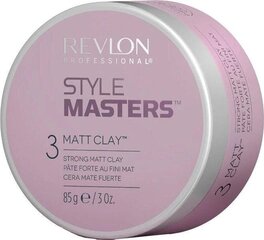 Tugevalt fikseeriv juuksevaha Revlon Professional Style Masters Matt Clay 3 85 g hind ja info | Juuste viimistlusvahendid | hansapost.ee