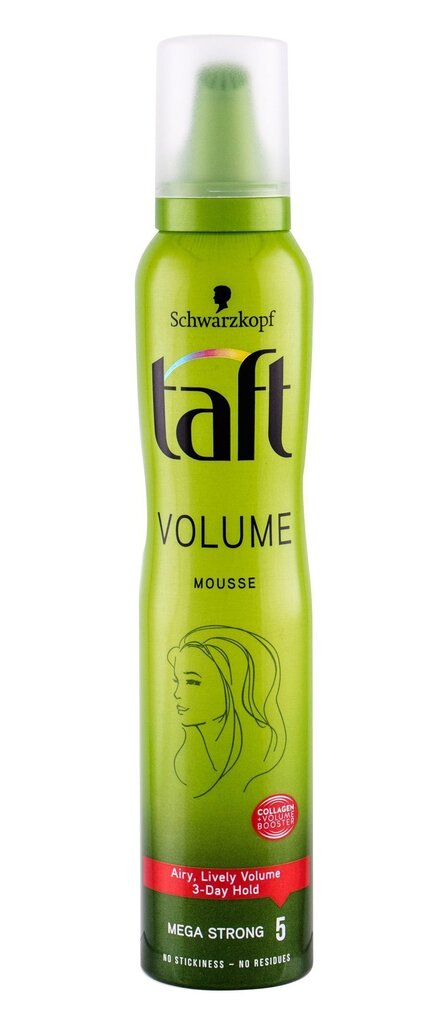 Kohevust andev juuksevaht Schwarzkopf Taft Volume 48H Mega Strong, 200 ml цена и информация | Juuste viimistlusvahendid | hansapost.ee