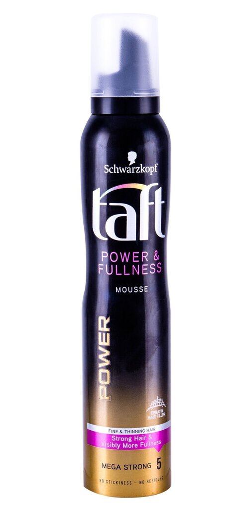 Tugev fikseerimisvaht õhukestele ja habrastele juustele Schwarzkopf Taft Power & Fullness, 200 ml цена и информация | Juuste viimistlusvahendid | hansapost.ee