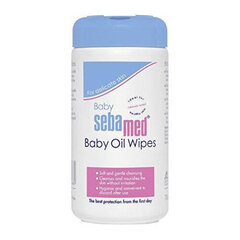 Влажные салфетки с маслом для малышей Sebamed Baby Oil Wipes, 70 шт. цена и информация | Косметика для мам и детей | hansapost.ee