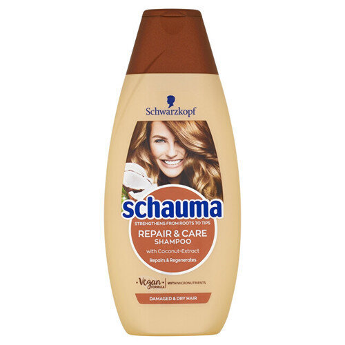 Sheavõi ja kookoseekstraktidega šampoon Repair & Care (šampoon) 400 ml hind ja info | Šampoonid | hansapost.ee