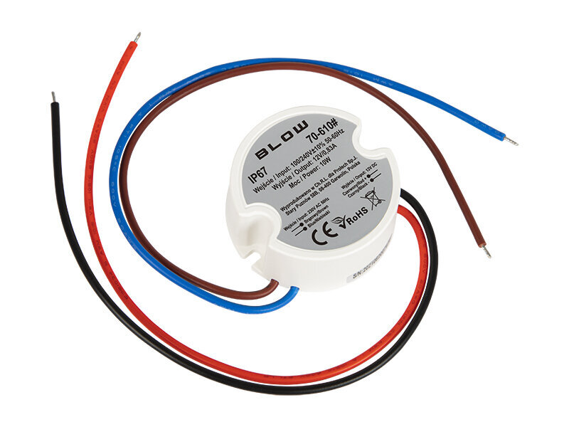 Impulss toiteallikas 12V 0.83A 10W hind ja info | Juhtmed ja kaablid | hansapost.ee