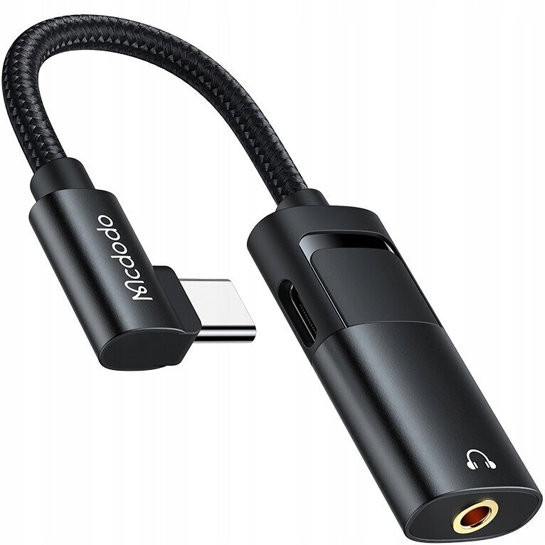 Mcdodo telefoniadapter, USB C, minipesa 3,5 mm, koos DAC-ga CA-1880 цена и информация | Mobiiltelefonide kaablid | hansapost.ee