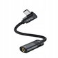 Mcdodo telefoniadapter, USB C, minipesa 3,5 mm, koos DAC-ga CA-1880 цена и информация | Mobiiltelefonide kaablid | hansapost.ee
