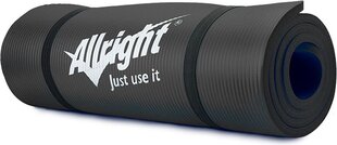 Коврик для упражнений Allright FE06014 180 см x 60 см x 1,5 см черный цвет цена и информация | Коврики для йоги, фитнеса | hansapost.ee