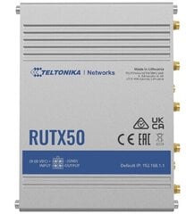Teltonika Industrial 5G RUTX50 цена и информация | Маршрутизаторы (роутеры) | hansapost.ee