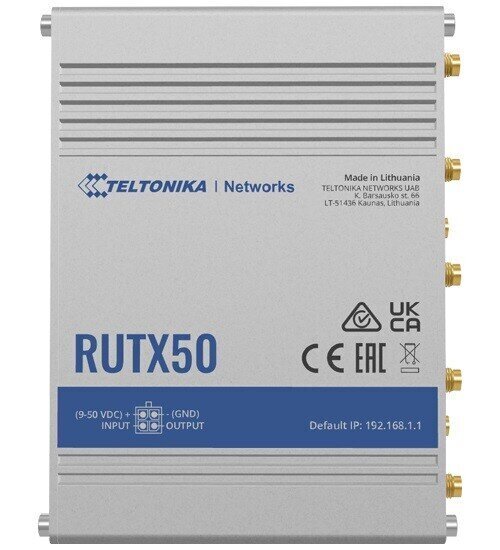 Teltonika Industrial 5G RUTX50 цена и информация | Ruuterid | hansapost.ee