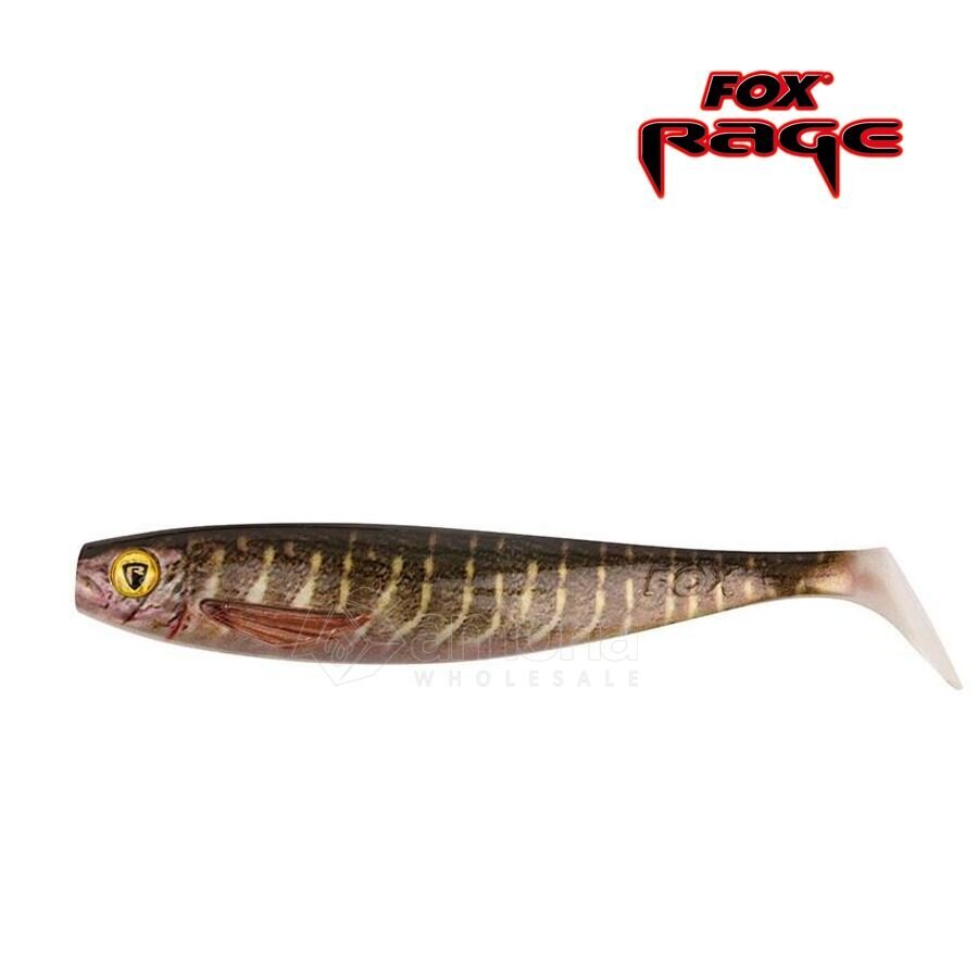 Kummilant FOX Rage Pro Shad Natural II SN Pike, 23 cm цена и информация | Landid, voblerid | hansapost.ee