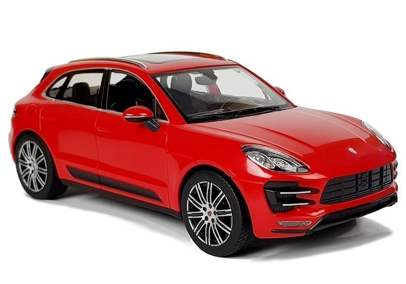 Auto Porsche Macan Turbo Rastar koos kaugjuhtimispuldiga 1:14, punane цена и информация | Mänguasjad poistele | hansapost.ee