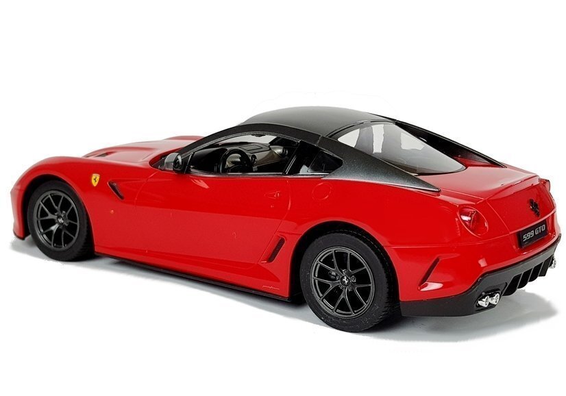 Auto Ferrari 599 GTO Rastar koos kaugjuhtimispuldiga 1:14, punane цена и информация | Mänguasjad poistele | hansapost.ee