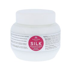 Pehmust ja sära andev juuksemask Kallos Silk 275 ml цена и информация | Маски, масла, сыворотки | hansapost.ee