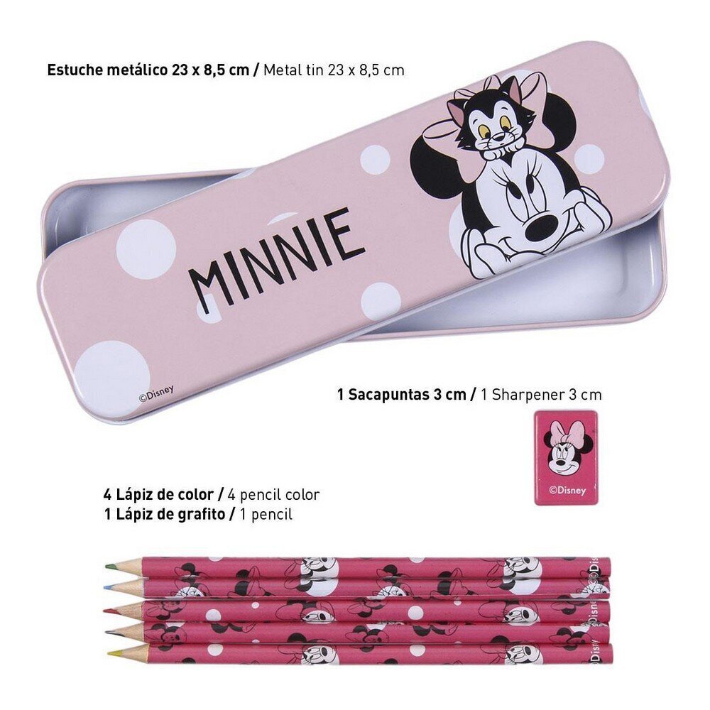 Kirjatarvete komplekt Minnie Mouse 16 osa hind ja info | Kirjatarvikud | hansapost.ee