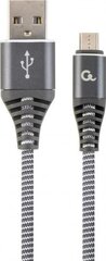 Кабель USB Gembird USB-A - microUSB (CC-USB2B-AMmBM-2M-WB2) 2 м Серый цена и информация | Кабели и провода | hansapost.ee