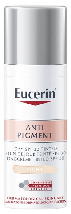 Tooniv näokreem Eucerin Anti-Pigment Tinted 50 ml, Light hind ja info | Näokreemid | hansapost.ee