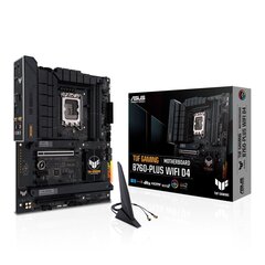 Asus TUF GAMING B760-PLUS WIFI D4, ATX, LGA1700, DDR4 цена и информация | Материнские платы	 | hansapost.ee