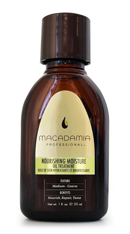 Niisutav juukseõli Macadamia Nourishing Moisture Oil Treatment 30 ml hind ja info | Juuksemaskid, õlid ja seerumid | hansapost.ee