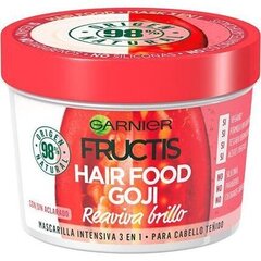 Juuksemask Garnier Fructis Hair Food Goji 3-in-1, 390ml  hind ja info | Juuksemaskid, õlid ja seerumid | hansapost.ee