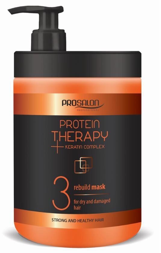 Juuksemask keratiini ja aaloeekstraktiga kuivadele ja kahjustatud juustele Chantal Prosalon Protein Therapy Keratin 3 Complex 1000 g hind ja info | Juuksemaskid, õlid ja seerumid | hansapost.ee