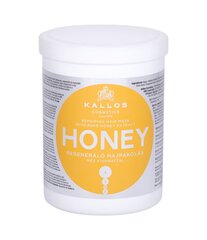 Taastav juuksemask Kallos KJMN Honey 1000 ml hind ja info | Kallos Parfüümid, lõhnad ja kosmeetika | hansapost.ee