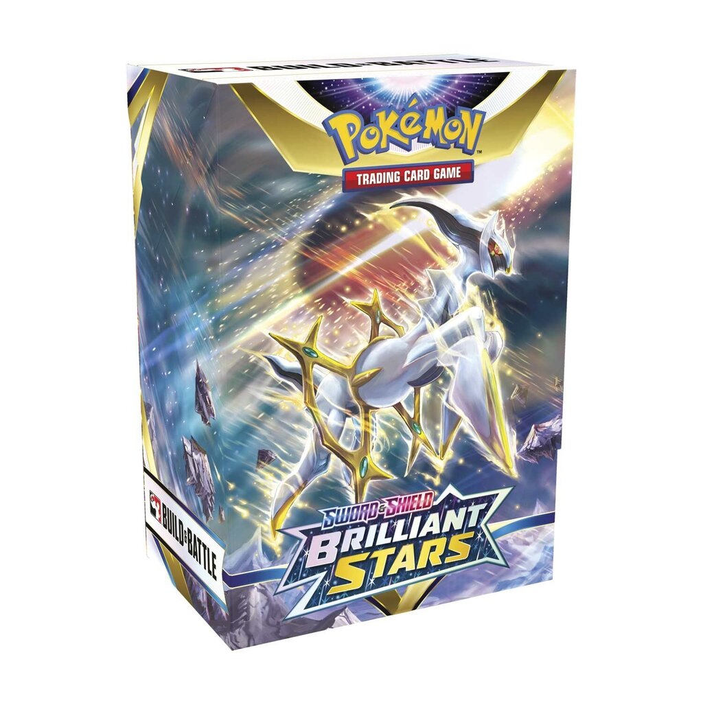 Pokemon TCG - Sword & Shield 9 Brilliant Stars Build & Battle Stadium Box hind ja info | Lauamängud ja mõistatused perele | hansapost.ee