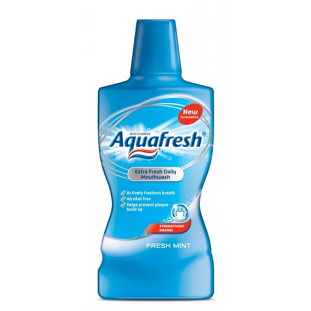 Suuvesi Aquafresh Extra Fresh Fresh Mint 500 ml цена и информация | Hambaharjad, hampapastad ja suuloputusvedelikud | hansapost.ee