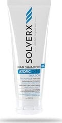 Šampoon Solverx Atopic Skin Hair shampoo, 250 ml цена и информация | Шампуни | hansapost.ee