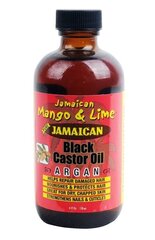 Argaania juukseõli Jamaica Mango & Lime Castor Oil, 118 ml hind ja info | Juuksemaskid, õlid ja seerumid | hansapost.ee