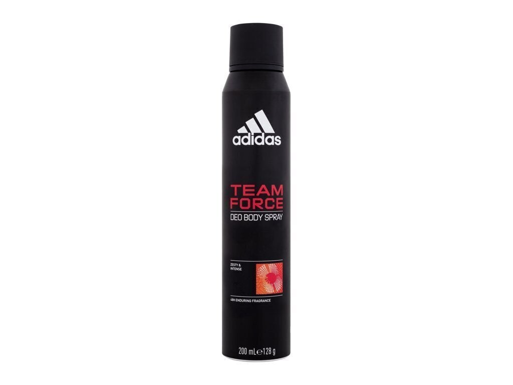 Spreideodorant Adidas Team Force 48h 200 ml цена и информация | Deodorandid | hansapost.ee