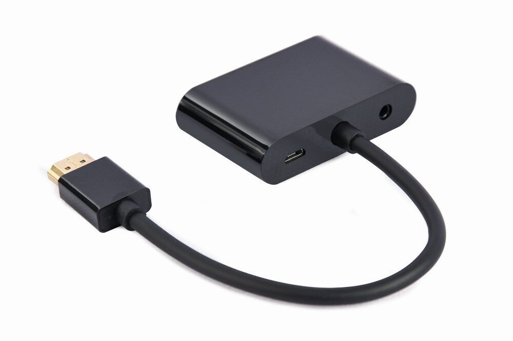 Gembird HDMI male to HDMI female + VGA f hind ja info | USB adapterid ja jagajad | hansapost.ee