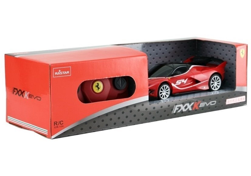 Auto Ferrari Rastar kaugjuhtimispuldiga 1:24 цена и информация | Mänguasjad poistele | hansapost.ee