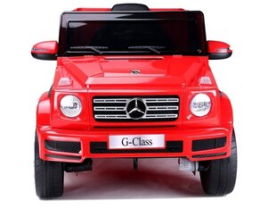 Elektriauto lastele Mercedes G500, punane hind ja info | Elektrilised autod lastele | hansapost.ee
