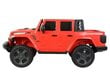 Elektriauto lastele Jeep Rubicon 6768R, punane цена и информация | Laste elektriautod | hansapost.ee