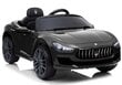 Elektriauto lastele Maserati Ghibli SL631, must цена и информация | Laste elektriautod | hansapost.ee