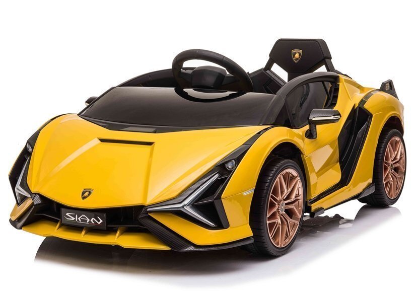 Elektriauto lastele Lamborghini Sian, kollane hind ja info | Laste elektriautod | hansapost.ee