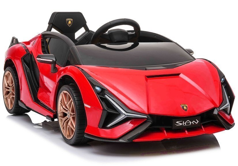 Elektriauto lastele Lamborghini Sian, punane цена и информация | Laste elektriautod | hansapost.ee