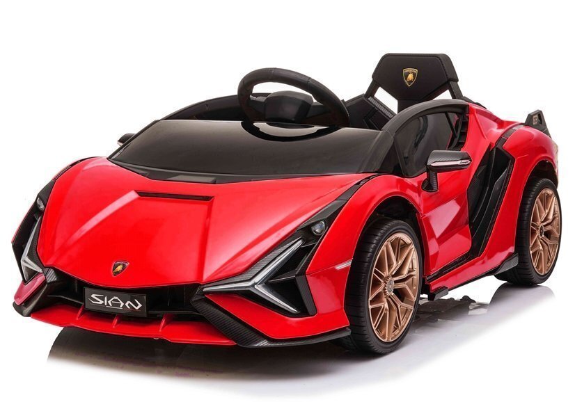 Elektriauto lastele Lamborghini Sian, punane цена и информация | Laste elektriautod | hansapost.ee