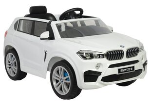 Elektriauto lastele BMW X5 M, valge цена и информация | Электромобили для детей | hansapost.ee